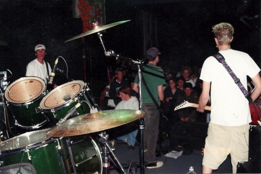 90s punk rock band, Gimp, playing a Soma sidestage show in San Diego.