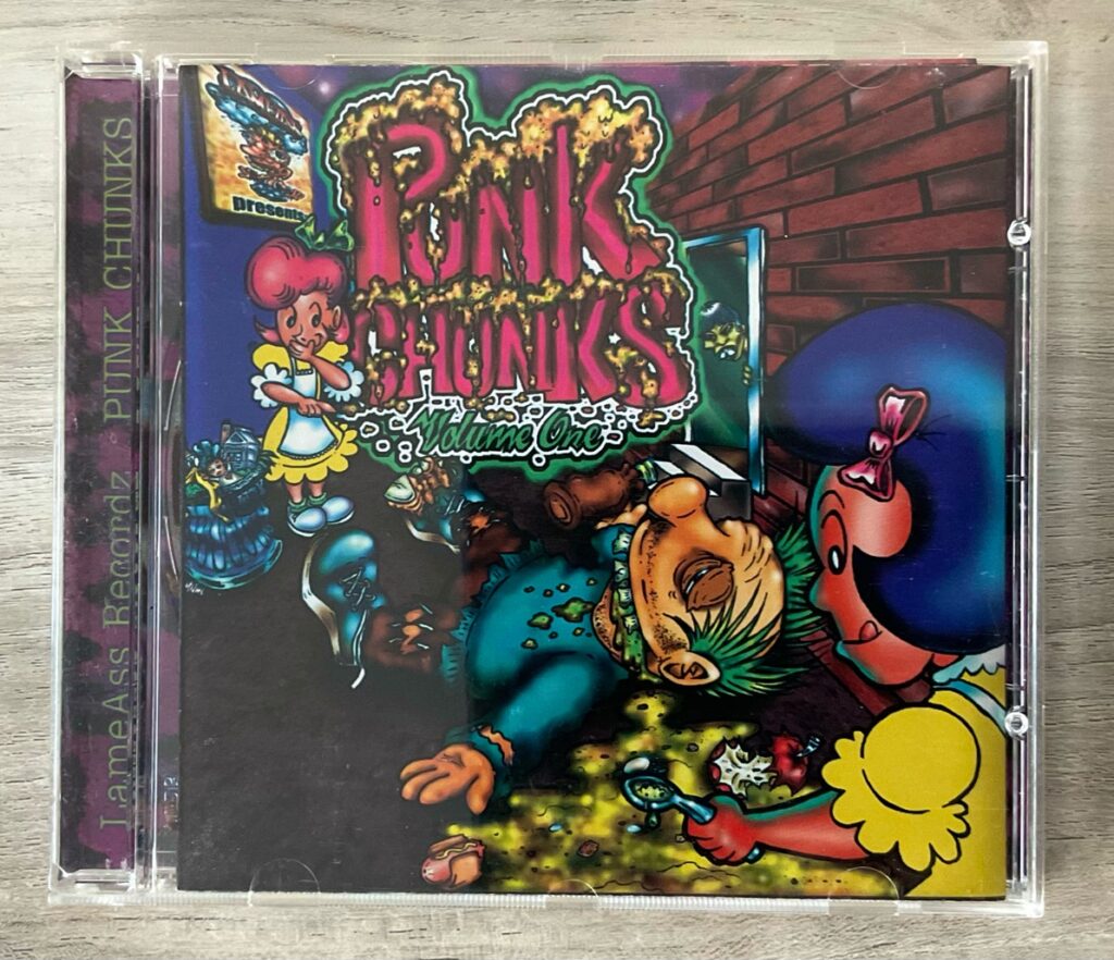 A copy of the punk rock compilation CD: Punk Chunks (released by Lameass Records in 1999).